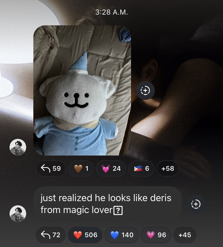 JimmyohmLatam's tweet image. 💌| Ohm vía su comunidad de ig
🔁| Me acabo de dar cuenta que se parece a Deris de Magic Lover 🩵
𑣲Kay 🦦