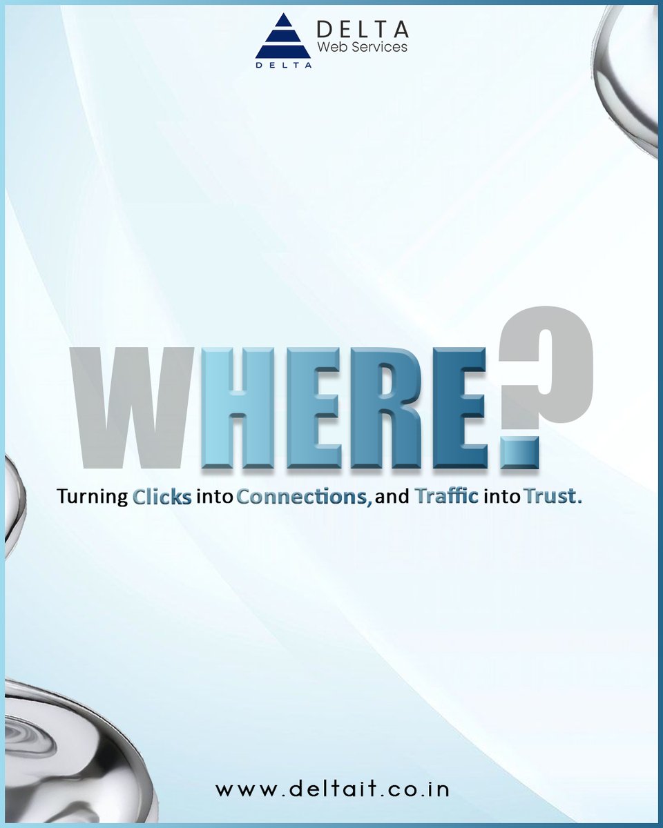 deltawebservice's tweet image. Wondering 𝐖𝐇𝐄𝐑𝐄 your business belongs online?
Right 𝐇𝐄𝐑𝐄 — with 𝐃𝐞𝐥𝐭𝐚 𝐖𝐞𝐛 𝐒𝐞𝐫𝐯𝐢𝐜𝐞𝐬.
Your one-stop destination for complete digital growth solutions.
882-619-6688 | 991-024-8322
info@deltait.co.in
🌐 deltait.co.in
#DigitalGrowth #WebDesign #SEO