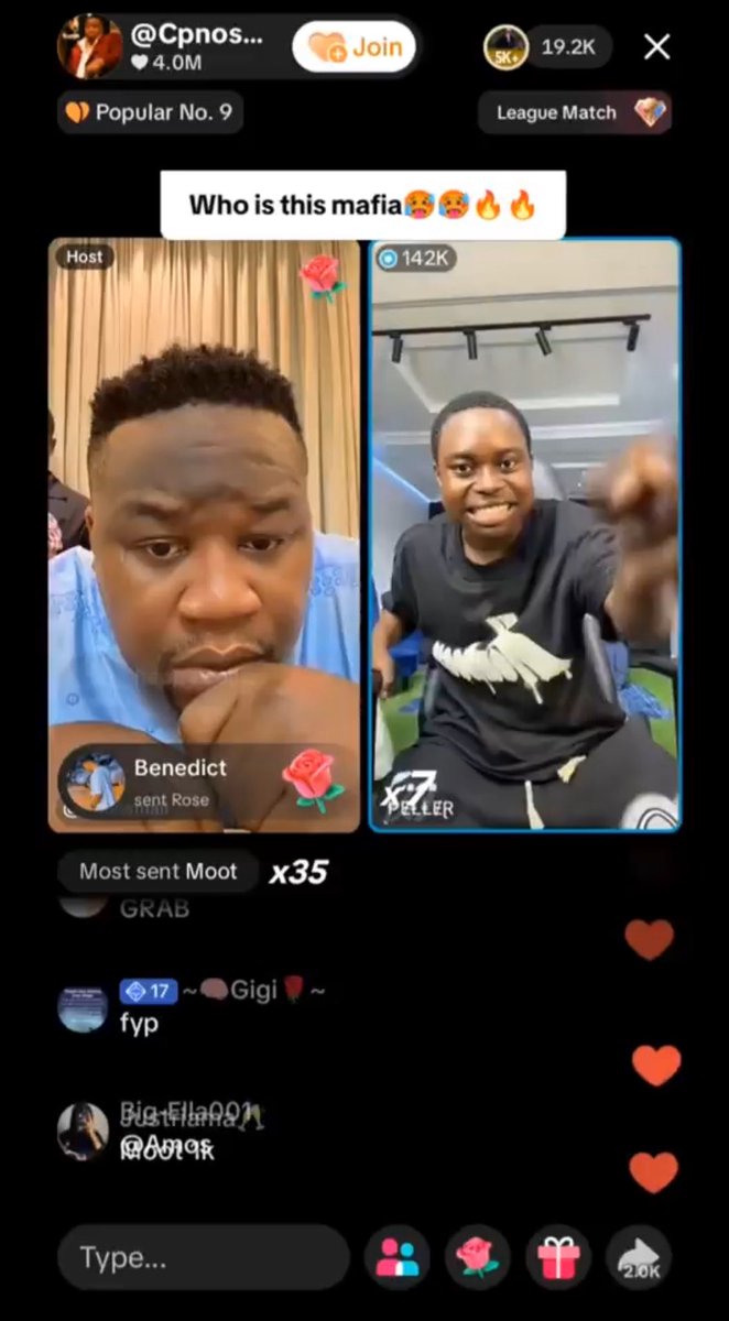 oxygist's tweet image. The moment an anonymous person gifted Peller over 7 million naira last night on streamโ Even cubana chief priest was sh0cked ๐๐๐ง
(Jagun Jagun Reno Enugu State Phase 1 King of Zamunda)