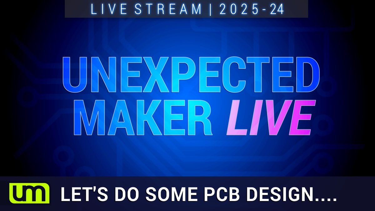 Next #Livestream  - all maker, no politics....  hope to see you in the chat!
youtube.com/live/U8XcjLhuk…