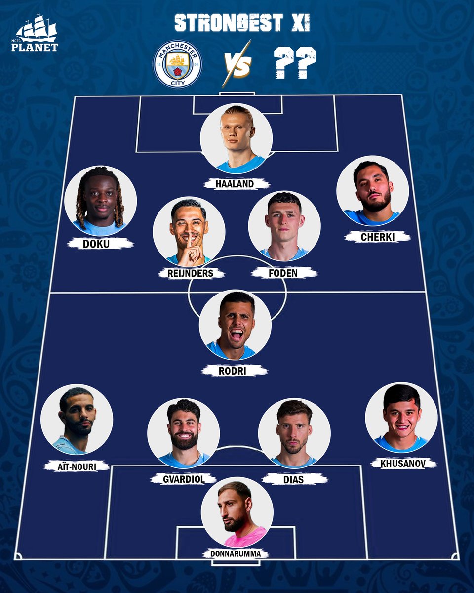 Priceless_MCI's tweet image. This is Manchester city’s strongest XI with everyone fit, any changes ?