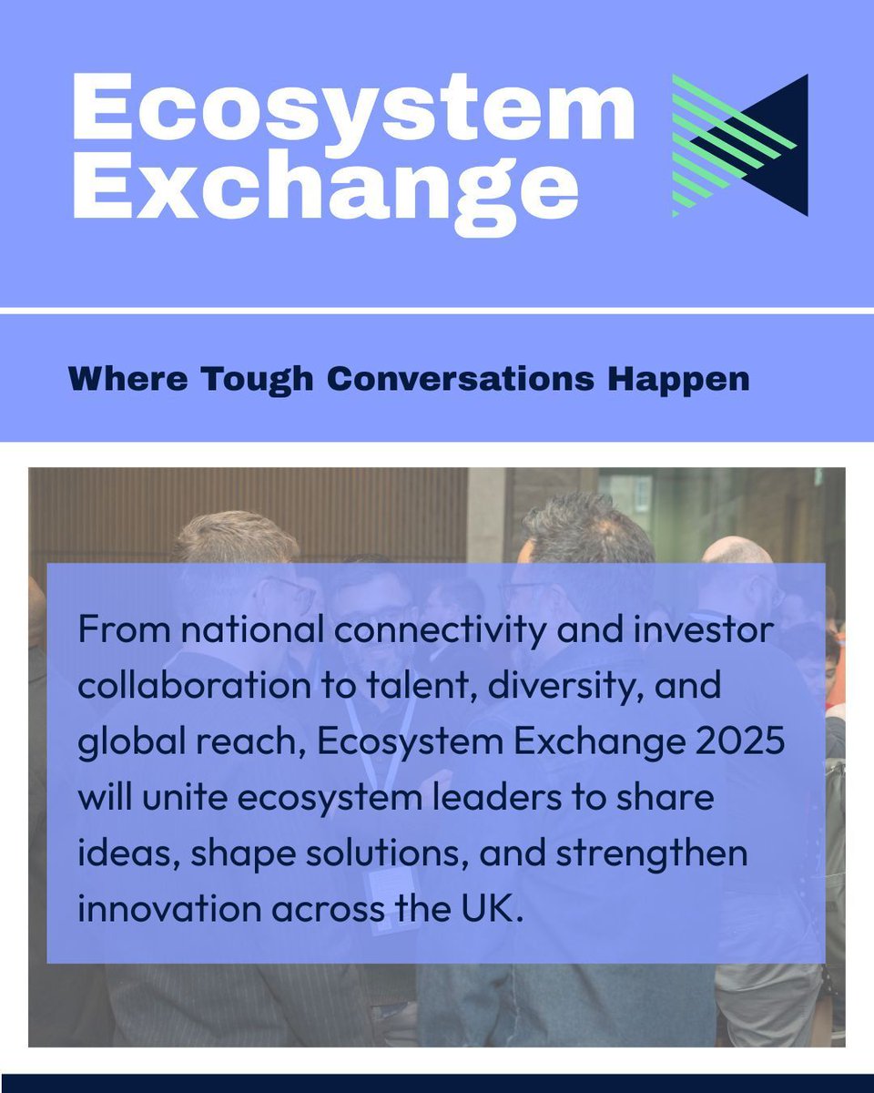 CodeBaseTech's tweet image. Big challenges require bigger conversations.
Last year, attendees valued the open dialogue at Ecosystem Exchange — they wanted more, and we heard them. This year, we’re tackling fragmentation, investment, talent, & global collaboration.
#EcosystemExchange2025