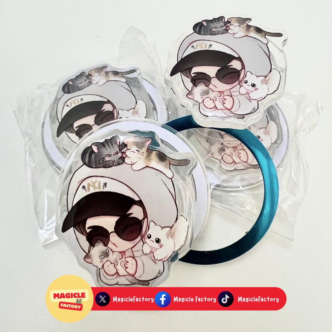 MagicleFactory's tweet image. กริ๊บต๊อกแม่เหล็ก งานผลิตของทางร้าน 💕
งานจริงน่ารักมากๆ สอบถามเข้ามาได้เลยน้า 

#Griptok #Griptokmagsafe #รับผลิตงานอะคริลิค #ของแจก #youngjae