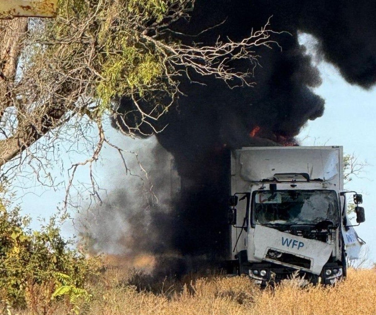 A convoy of UN humanitarian aid trucks in Kherson was just intentionally bombed by russia. They murder farmers and bomb food trucks so people starve. This is a definition of genocide.
