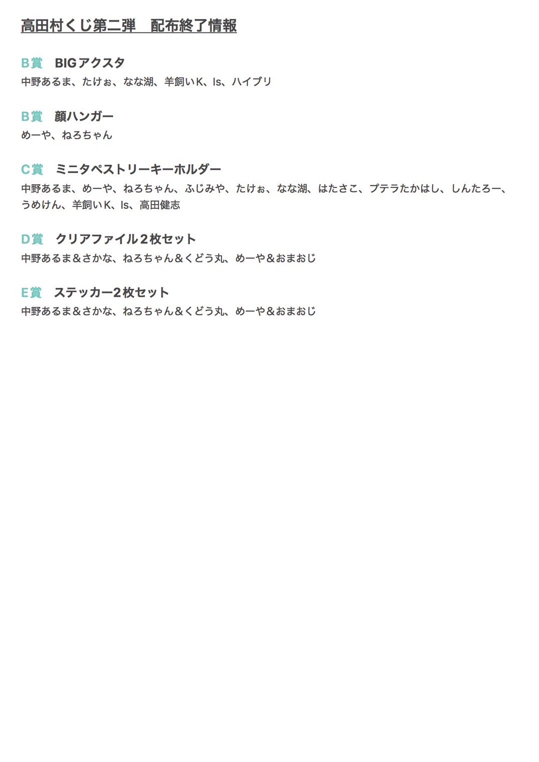 う*ぺ様 高田村　交易所　くじ　B賞 高田村 高田村交易所 くじ B賞 顔ハンガー ふじみや - メルカリ