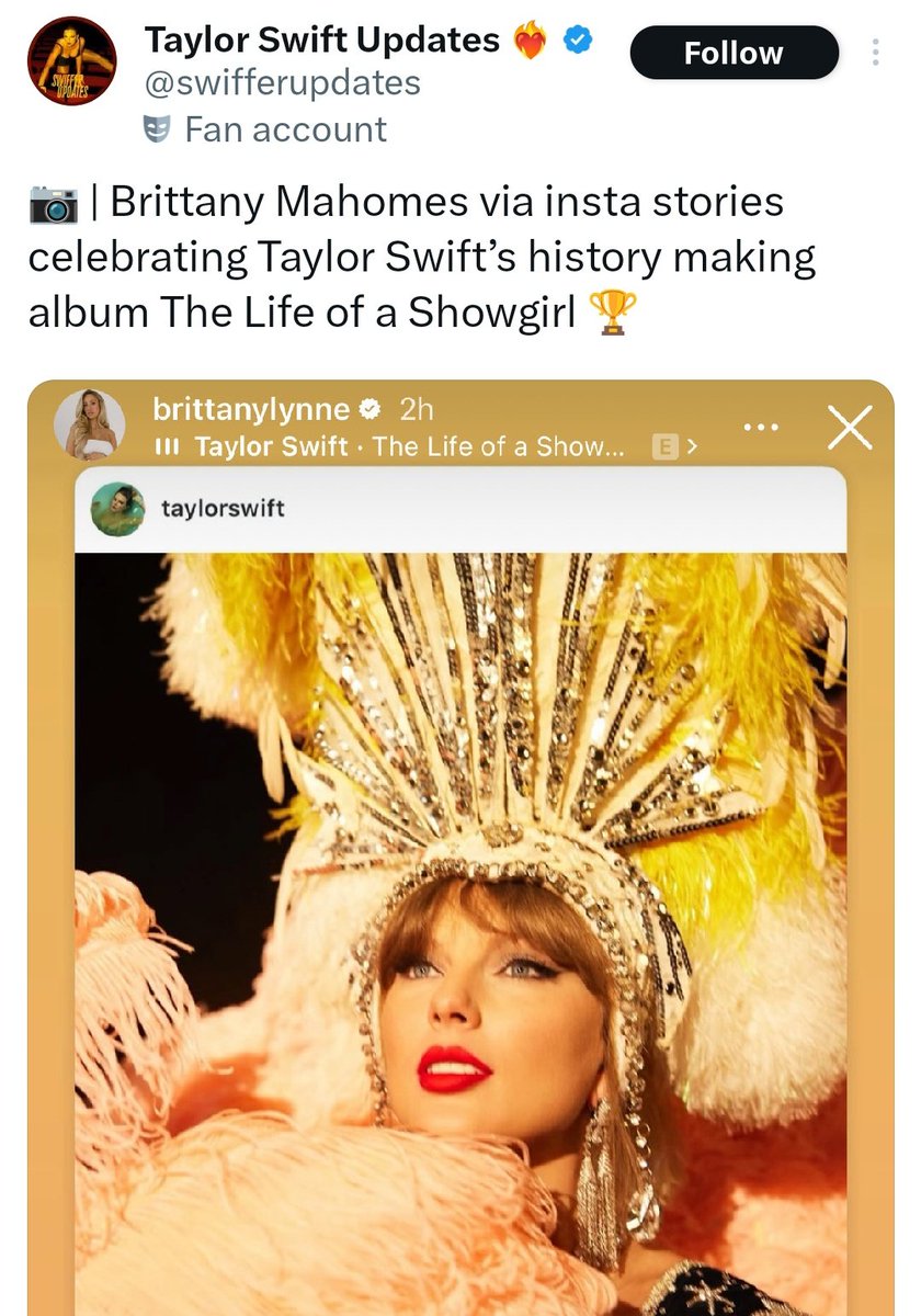 Swifferupdates will block you for saying Travis doesn't know the lyrics to her songs, but continue to post about that MAGA friend of Taylor's