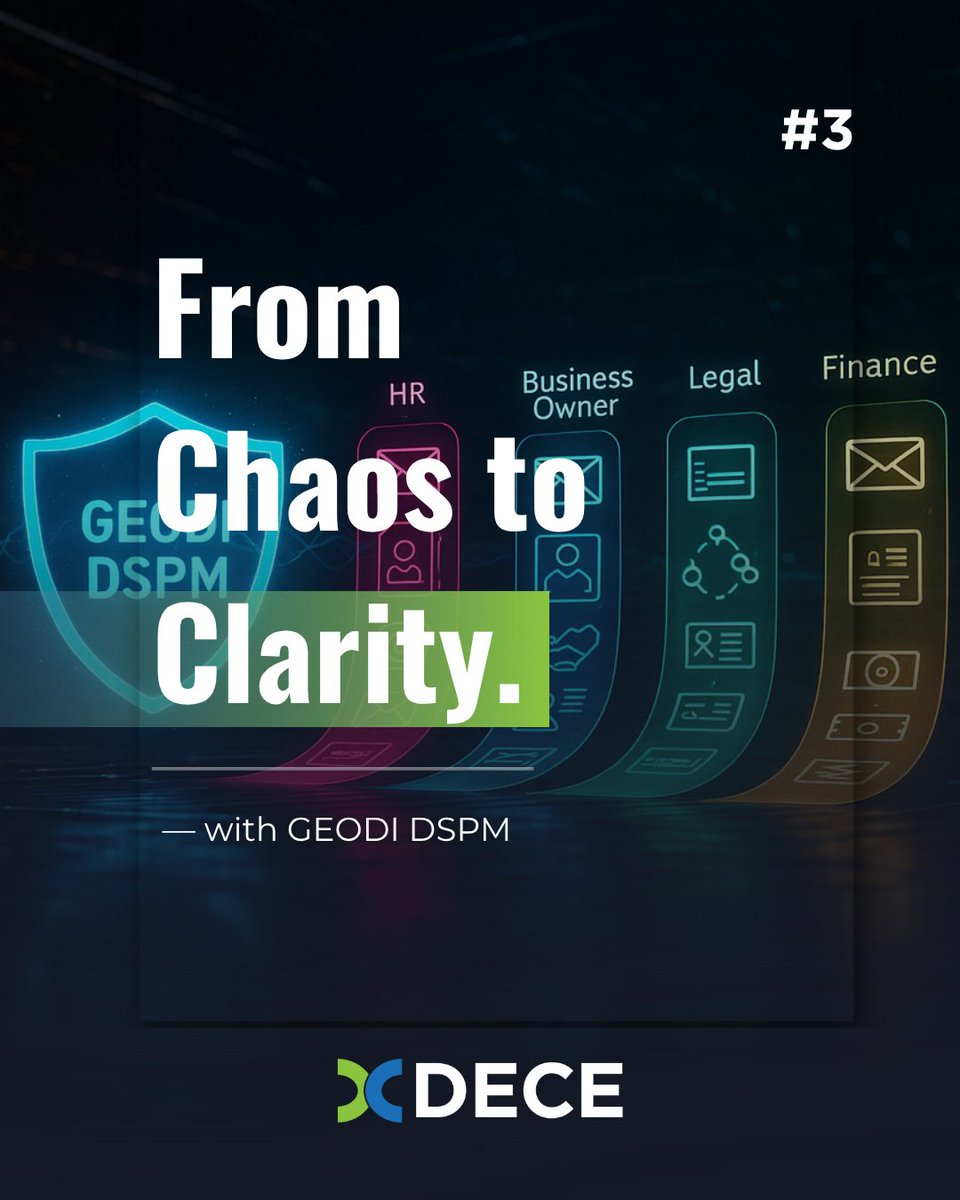 SoftwareDECE's tweet image. AI-Powered Message Discovery 🤖📩
Messages flow in from every channel — emails, portals, apps.
GEODI AI Discovery understands context, classifies smartly & routes to the right workflow — keeping every action traceable and governed.
#DSPM #AI #MessageDiscovery #Automation #GEODI