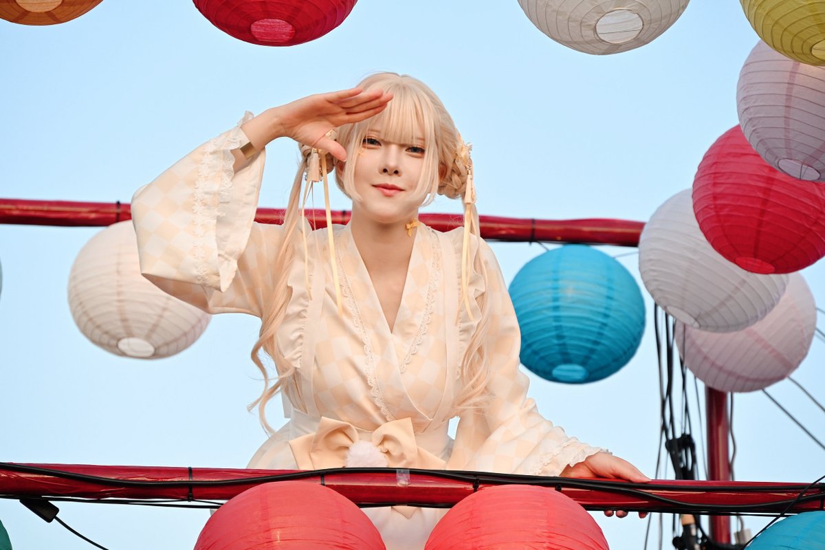 EKmemorable's tweet image. 2025 9/27

大洗海上花火大会 千櫓祭🎆

Lamiaさん(@LamiaCosplay)

見つけてもらってからの嬉しい一連の流れ。素敵なファンサありがとうございます🫡

#COSFESTREASURE #大洗海上花火大会 #千櫓祭