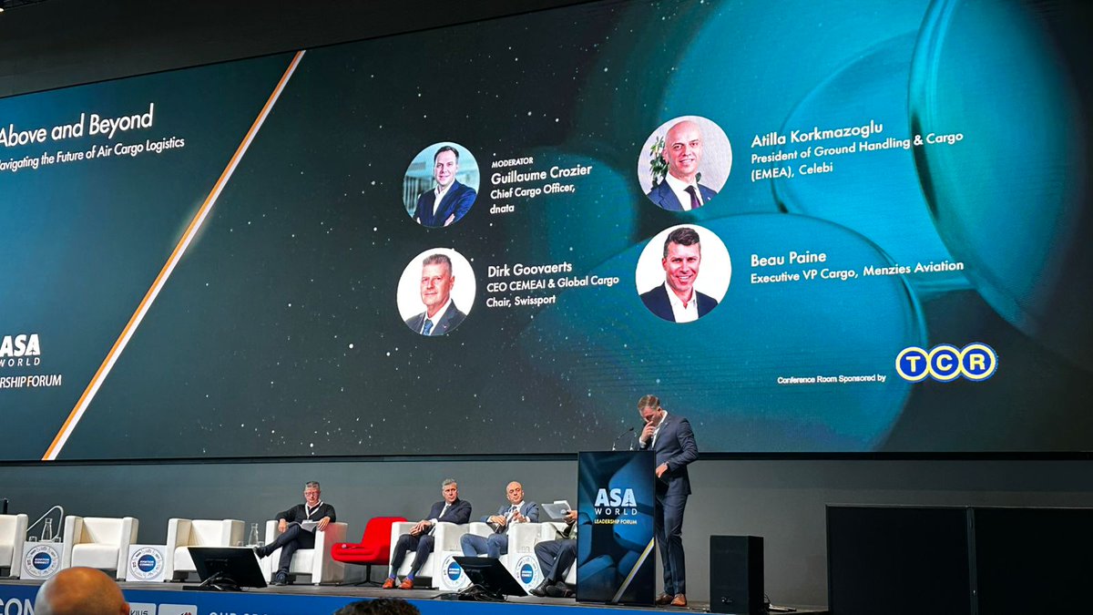 StatMediaNews's tweet image. Straight from Aviation Connect!
A powerhouse kick-off on October 14th with the ASA World Conference — “Above and Beyond: Navigating the Future of Air Cargo Logistics.”

#aviationconnect #groundservices #groundhandling #airtransport #avition #aircargo #pharma #gse