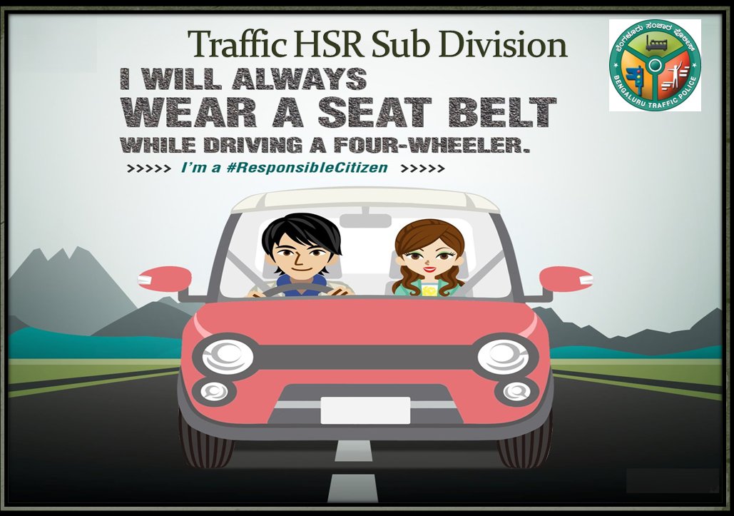 “Wearing a seat belt isn’t optional — it’s the law.”
“No seat belt = No excuse.”
#FollowTrafficRules #BuckleUp
#DriveResponsibly #SeatBeltSavesLives
#safeDrive  #UseSeatBelt #SmartDriving