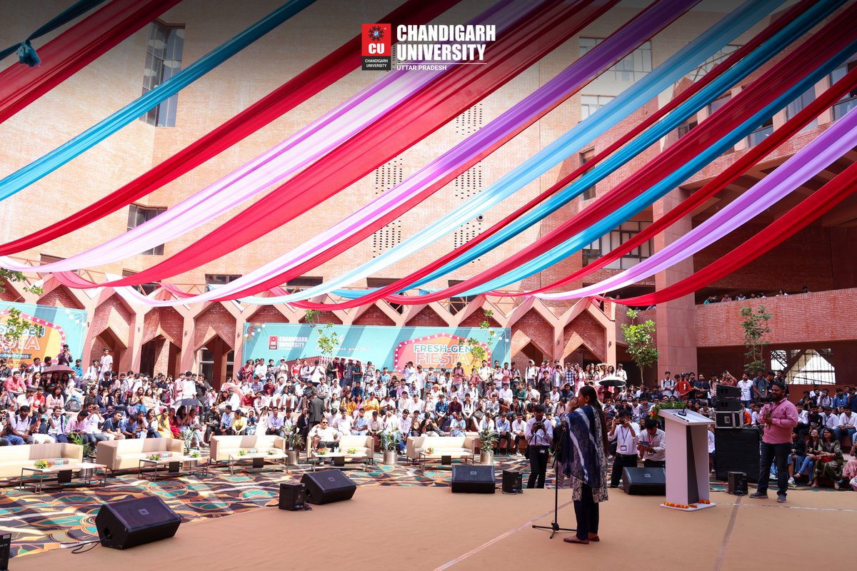 CUUttarPradesh's tweet photo. 🧠 Debate (Hindi), Quiz &amp; Elocution brought out sharp minds
🎨 Collage Making, Still Life, Photography &amp; Mehendi showcased artistic brilliance
👗 Final round of Solo Modelling stole the spotlight! 

#Artistry #IntellectAndArt #CollegeVibes #CUUPEvents https://t.co/4dO48pP9Lt
