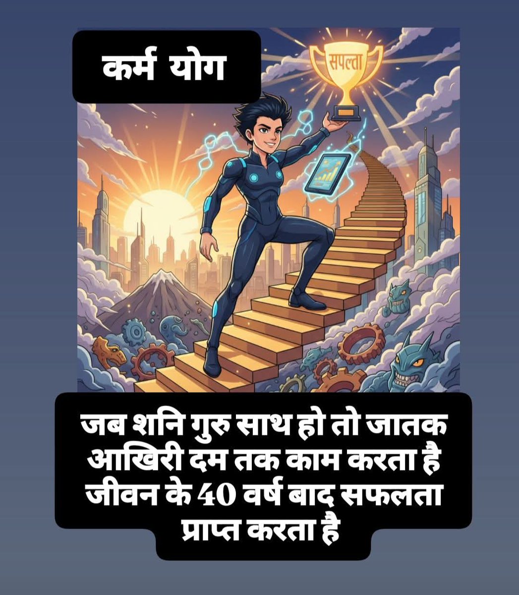 Astrologer98356's tweet image. शनि गुरु का साथ और सफलता का रहस्य #postingchallenge #astroloji #Prediction #karma #saturn #Jupiter #Success