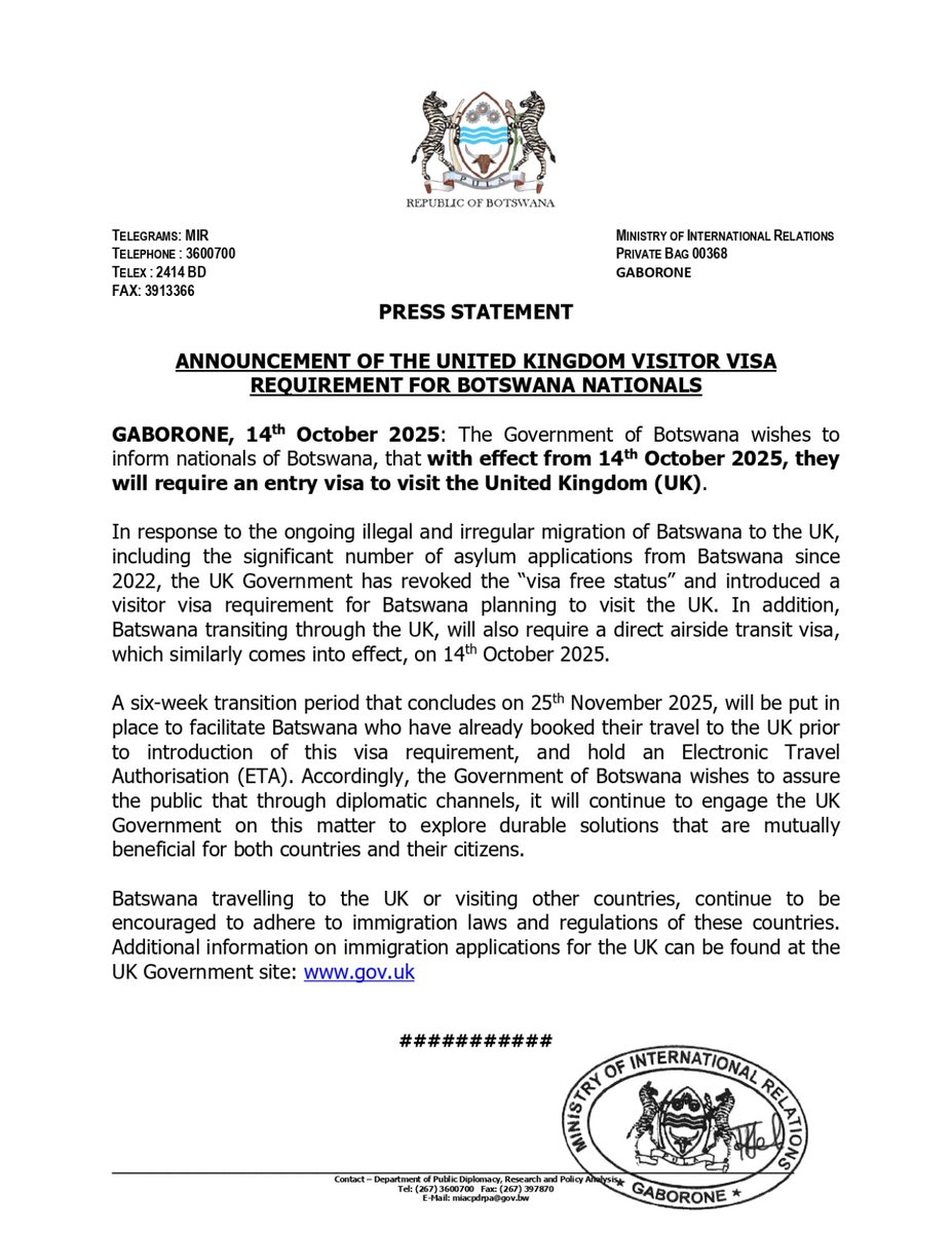 PRESS RELEASE