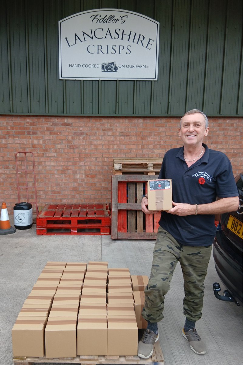 Proud moment for Lancashire flavour!
delivered a fresh batch of our signature Lancashire Sauce to the legendary <a href="/fiddlerscrisps/">Lancashire Crisps</a>  where proper crisps meet proper sauce. Two local icons, one bold taste It’s more than a delivery it’s it’s a celebration of regional pride #lancashire
