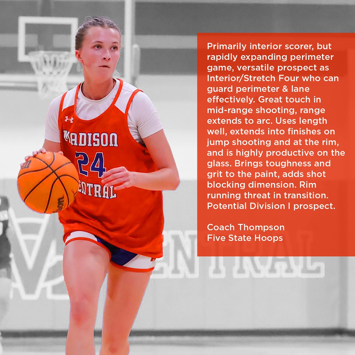 edennis2028's tweet image. A big thank you to @FiveStateHoops  for his evaluation.