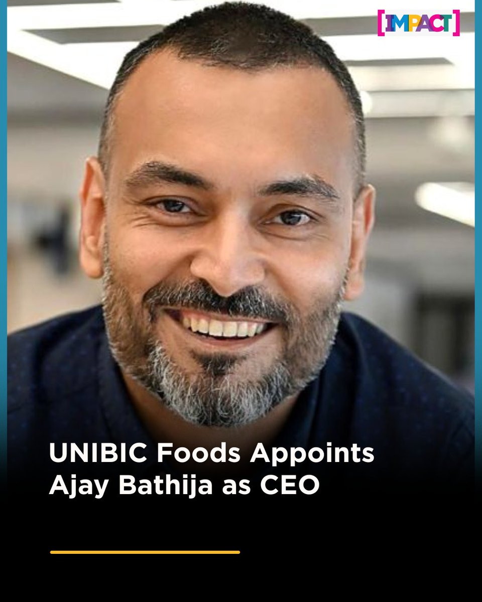 IMPACT_onnet's tweet image. UNIBIC Foods names Ajay Bathija as CEO - bringing 20+ years of FMCG and beverage expertise, including 18 years with Coca-Cola, to lead the next chapter of growth.

Read more on - impactonnet.com/more-from-impa…

@UnibicCookies #FMCG #BeverageIndustry #AjayBathija
