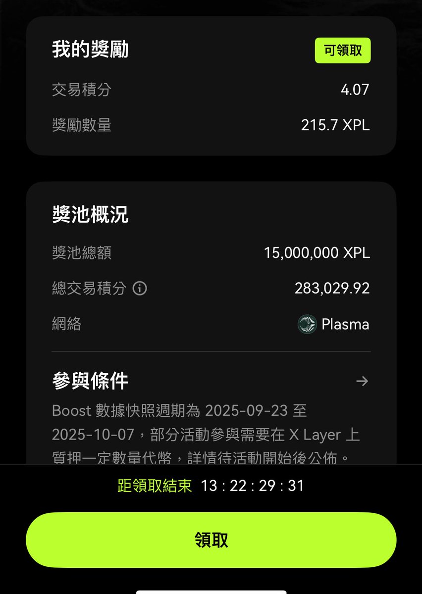 《擼毛日記》part 2 目前總利潤270u

Okx boost活動，上期XPL活動兩個號成本100u，拿到了250u的XPL空投，利潤150u