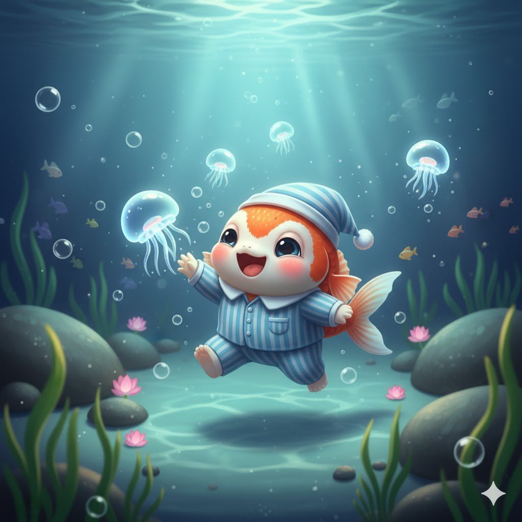 Kiko is a cheerful little koi who truly believes a good nap can fix anything.

While others stress over the ripples, Kiko says: “Just nap on it!” Chaos or drama? Nap. ᶻ 𝗓 𐰁

A well-rested fish can swim further and tackle any challenge with a smile. ✨

#KOIMeme #KOINation