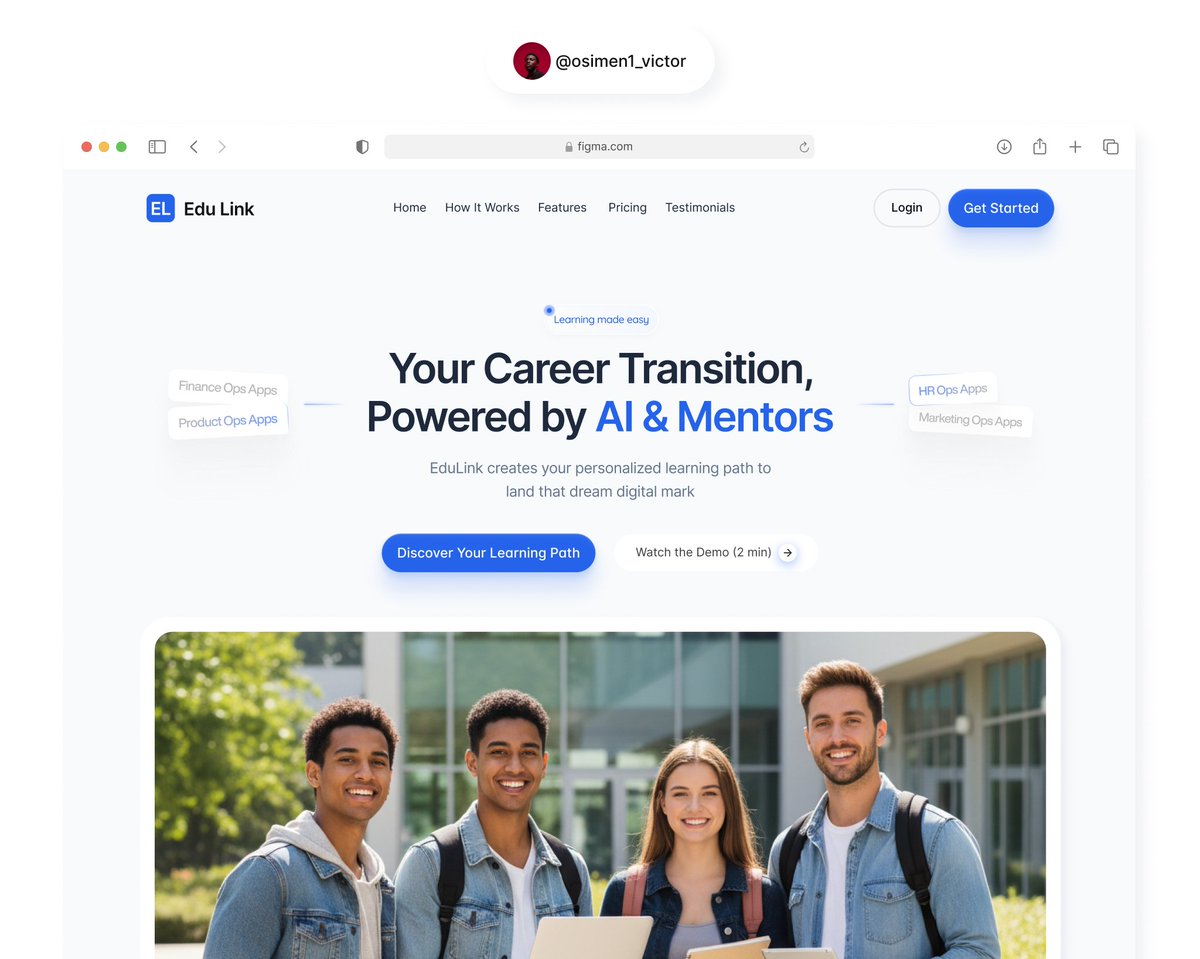 osimen1_victor's tweet image. Fear doesn’t go away for me — I just learned to move with it, not around it. That’s why I keep showing up. 💻✨
#UIDesign #UXDesign #Figma #DesignCommunity #WebDesign #ProductDesign