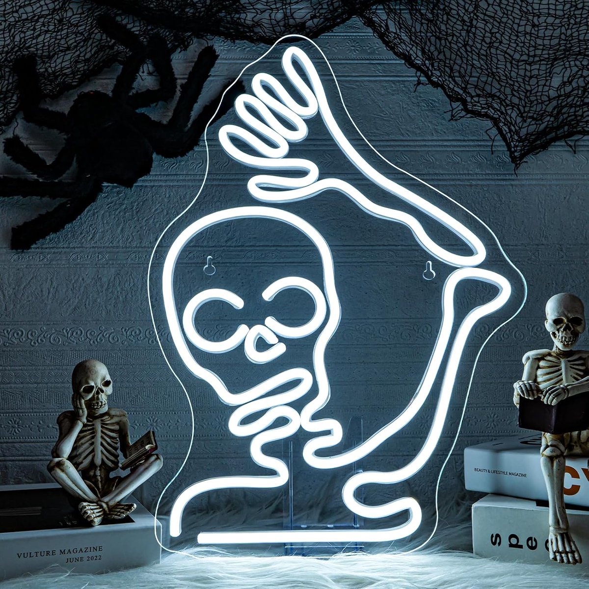 litepocketdeals's tweet image. 🎯 PROMO CODE ALERT! Save 66.69% with code VATWH62Q
💰 Now $9.99 (was $19.99)
Looklight Skeleton Skull Neon Sign Halloween Decor Neon Sign...
🏷️ Code: VATWH62Q
litepocketdeals.com/deals/B0B62CPF…
#PromoCode #Amazon #Deals #ToolsHomeImprovement