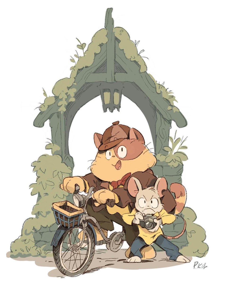It's been a while since I drew fan art
#detectivebutton comic series by <a href="/chanadraws/">Chana ?!?</a> 

Go check it out!