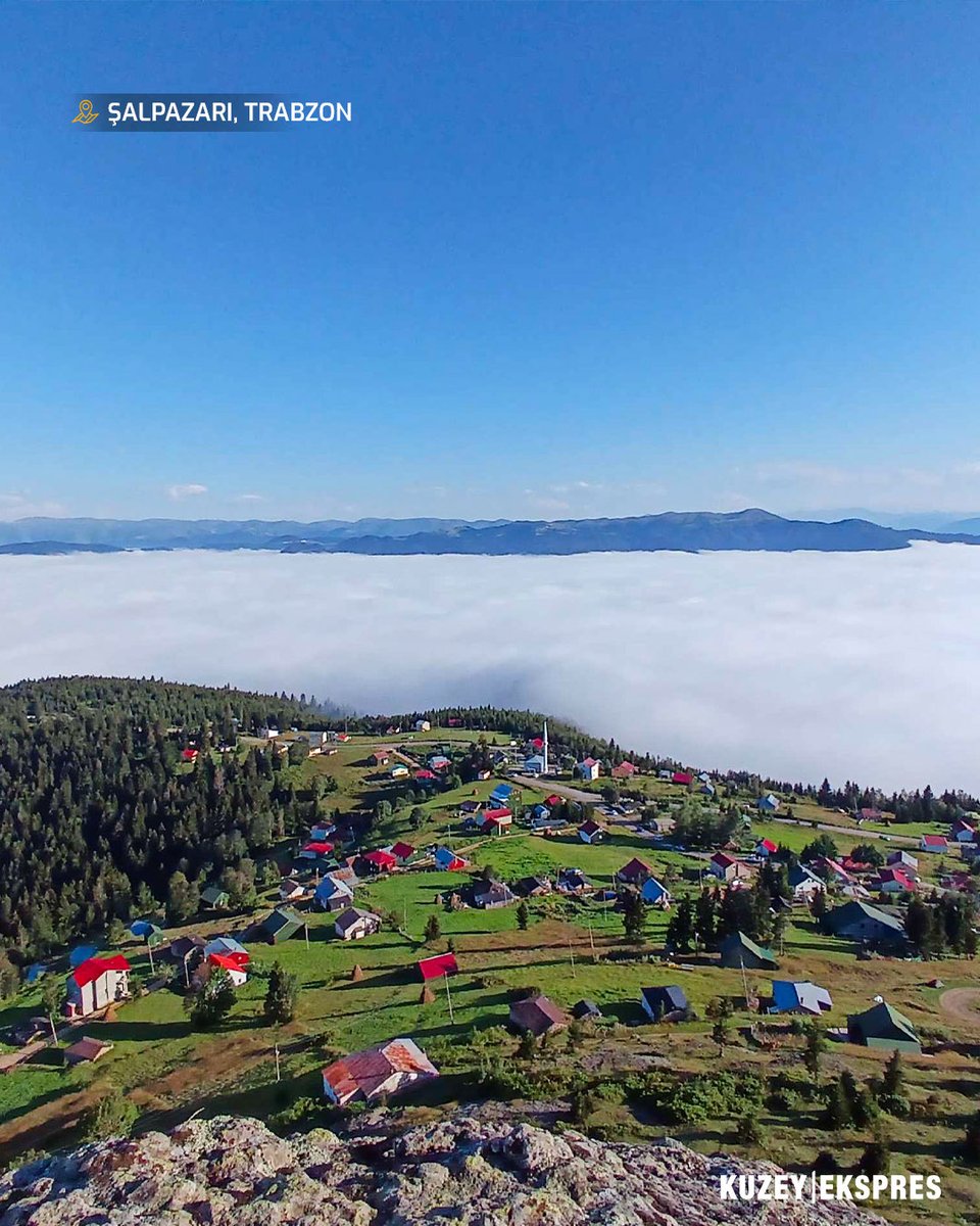 Sabah sabah gözümüz gönlümüz acılsın… Trabzon’un Şalpazarı ilçesinden muhteşem bir manzara…
-Kuzey Ekspres gazetesinden-