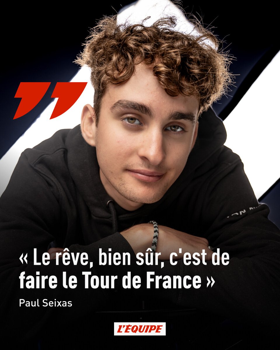 lequipe's tweet image. Paul Seixas, qui vient de conclure une exceptionnelle première saison chez les professionnels, s'est livré aux abonnés de « L'Équipe »
➡️ l.lequipe.fr/2A6