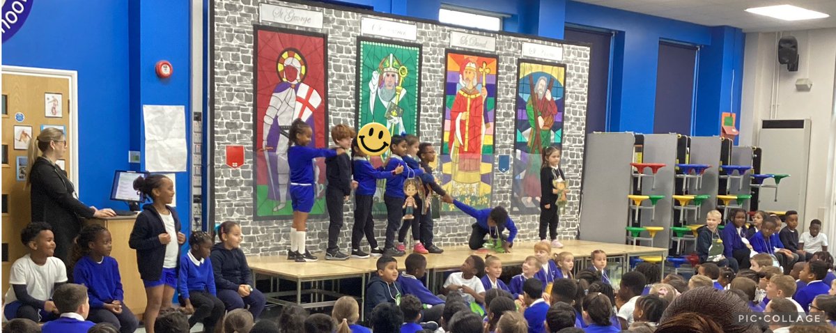Y2AB did a fantastic job in their harvest assembly this morning.