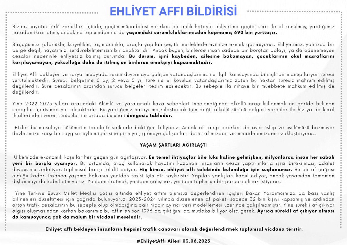 YeniYasa ŞoföreDarbedir 
#SürücüAffı