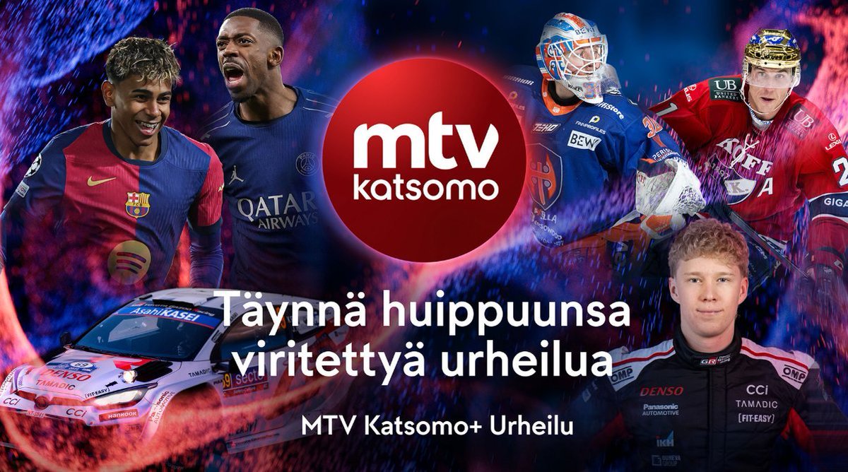 Vaikka #Liiga on alkuviikon tauolla silti <a href="/mtvkatsomo/">MTV Katsomo</a> riittää katsottavaa. Tänään tiistaina mm.

-#Mestis kuukauden ottelu Kiekko-Vantaa-Ketterä
-Jalkapallon #MMKarsinnat lokakuun otteluikkunan huipennus, 8 Euroopan matsia mm. Portugali-Unkari ja Latvia-Englanti
-#Tennis
-#Ravit