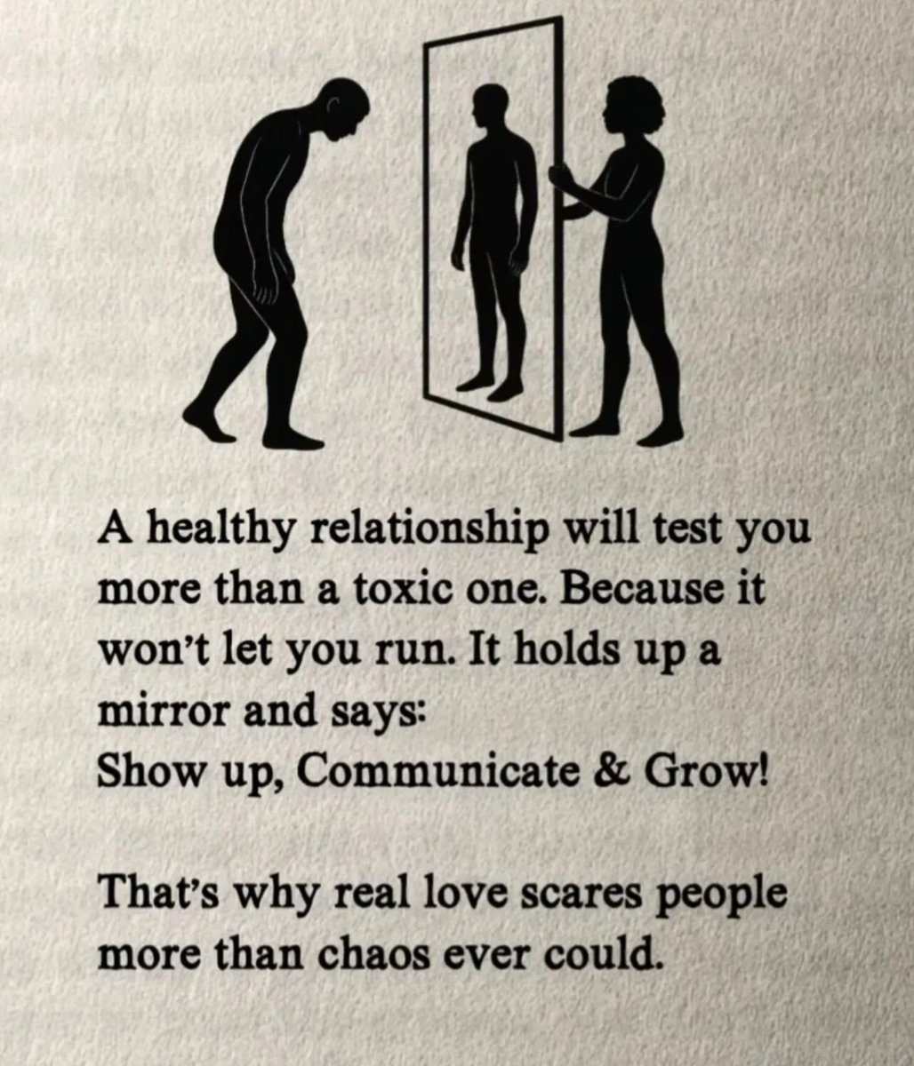 A healthy relationship...
