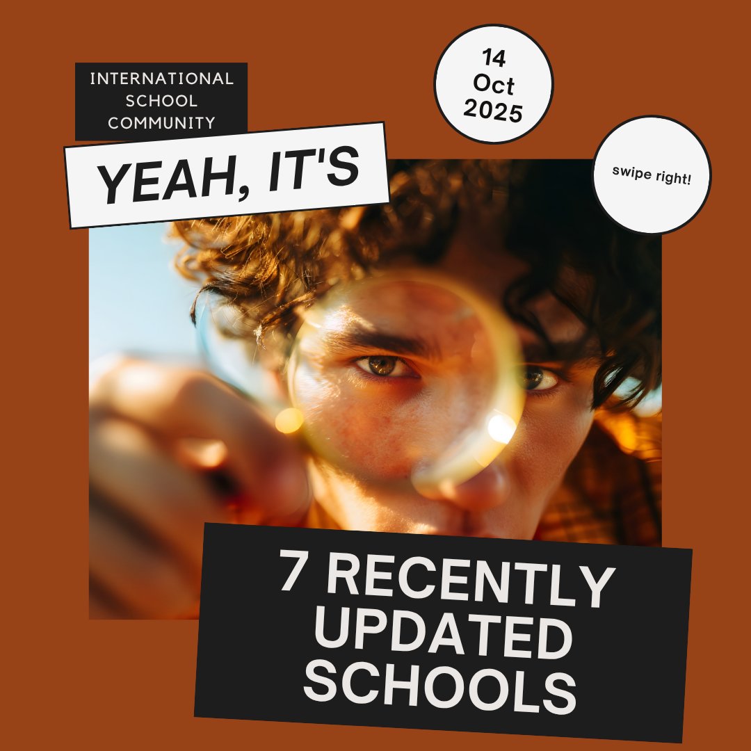IS_Community's tweet image. Get the inside scoop on ISC's most recently submitted comments on 7 international schools!
(14 October 2025)

Swipe/Click right and read one of the new comments from each school. 

internationalschoolcommunity.com/recently_updat…

#internationalschool #internationalschoolcommunity #internationalteachers