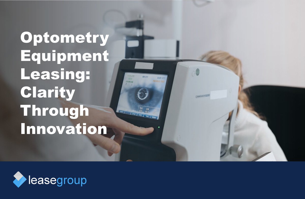 TheLeaseGroup's tweet photo. Clarity found in #optometry equipment #leasing!

From AI-assisted diagnostics to digital refraction systems, the optical sector is moving fast. But innovation doesn’t have to mean financial strain.

Read more https://t.co/bRwYtLd1Ti

#letsgrow #BusinessGrowth #OpticalHealthcare https://t.co/RKb2GhfGBH