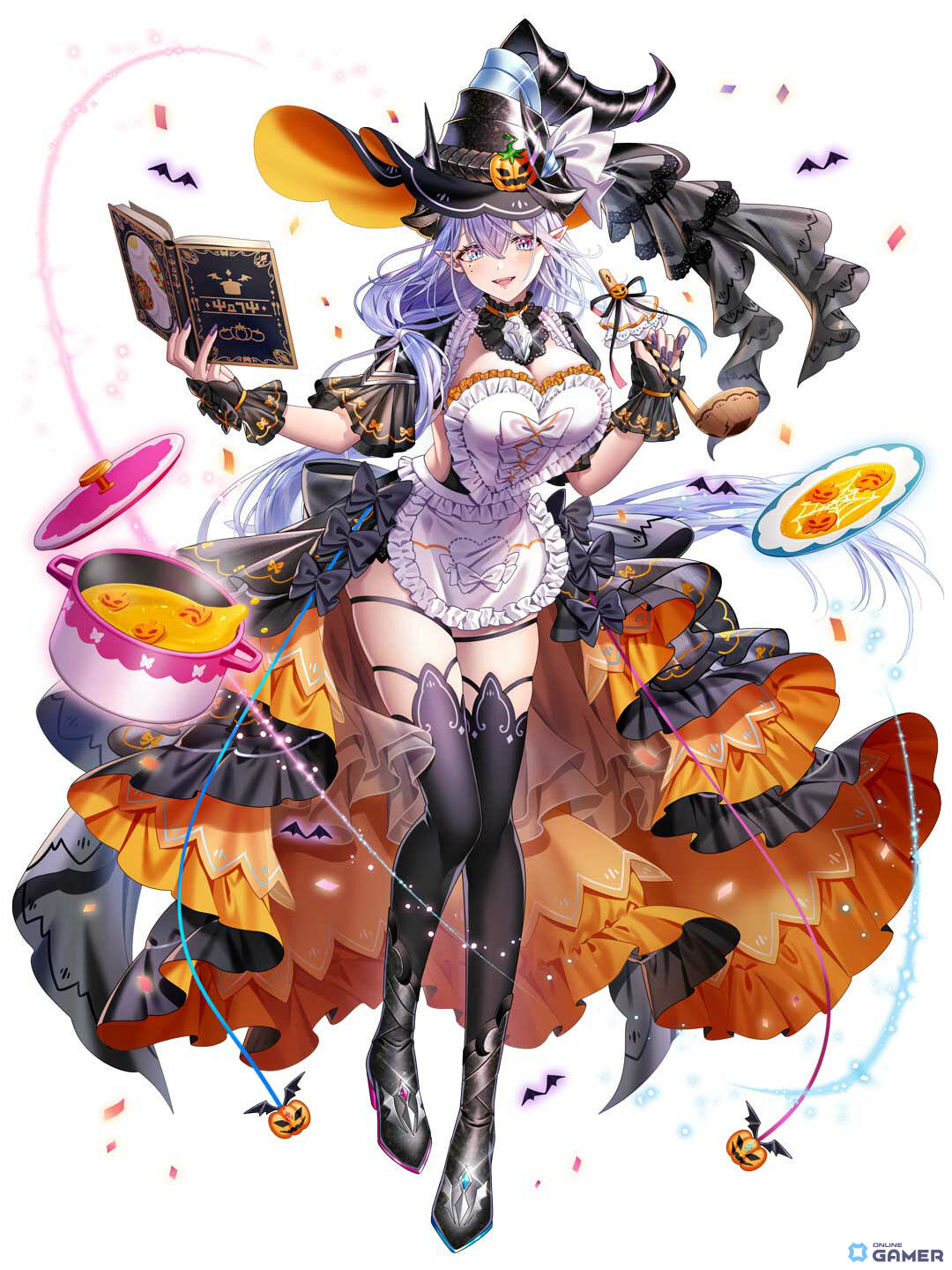魔女猫さん ψ(｀∇´)ψ 白猫さん　ハロウィン♪ OnlineGamer｜オンラインゲーム情報【公式】 on X: 