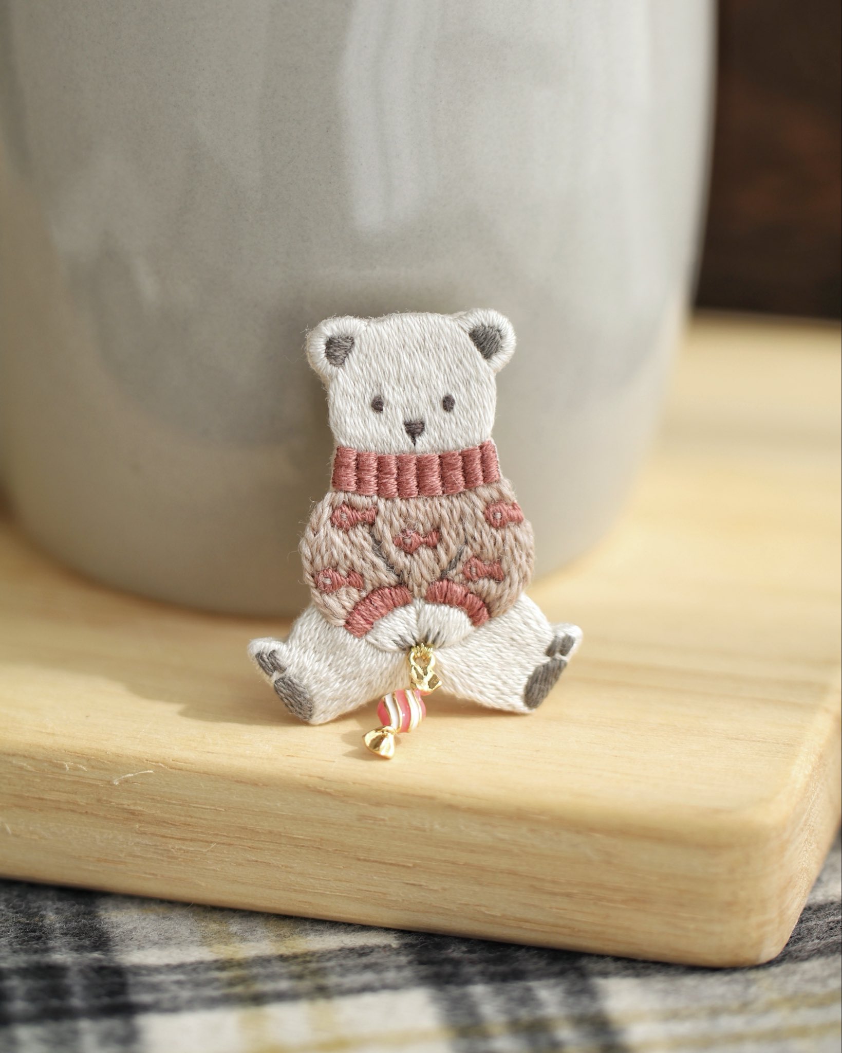 orso ricamato(オルソ)/くまの刺繍屋さん on X: 