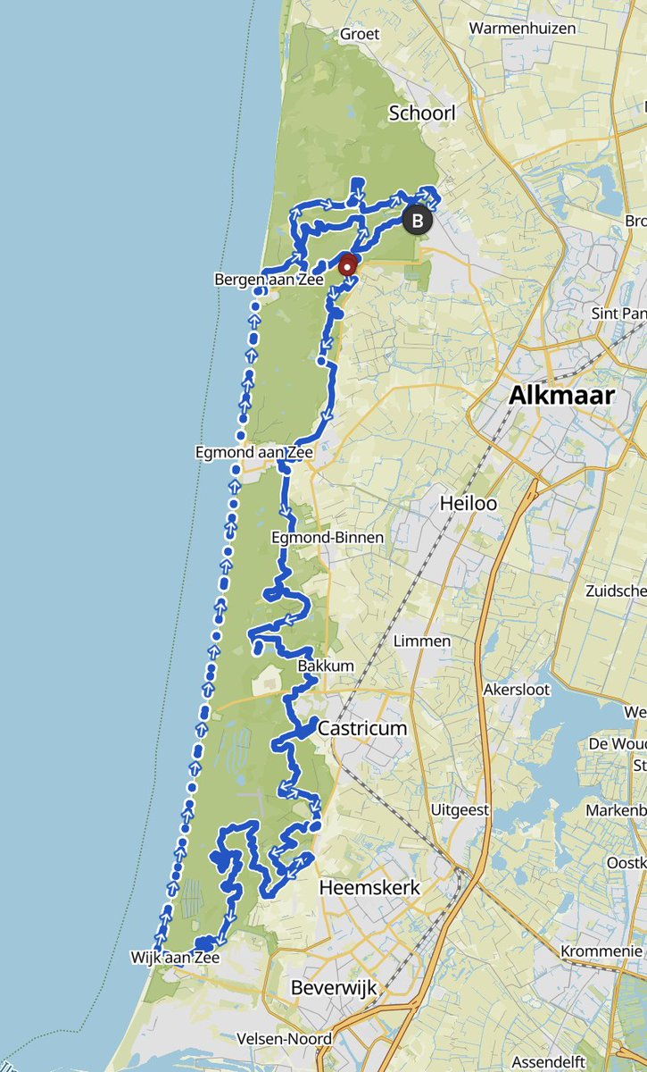 mathijsto_'s tweet photo. Just shipped a hobby app for NH100 riders: see wind and tides by section + simple planning to pick a good day. 

I built it to plan my own ride, sharing so others can enjoy the route as well. 

Check out: https://t.co/MrL7NwPwEY https://t.co/WCn6VuEOdA