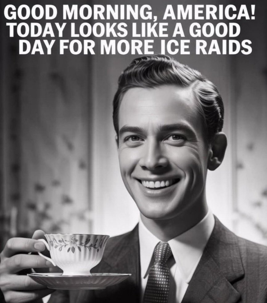 GuntherEagleman's tweet image. Good morning!
Who’s up early and ready for some deportations?