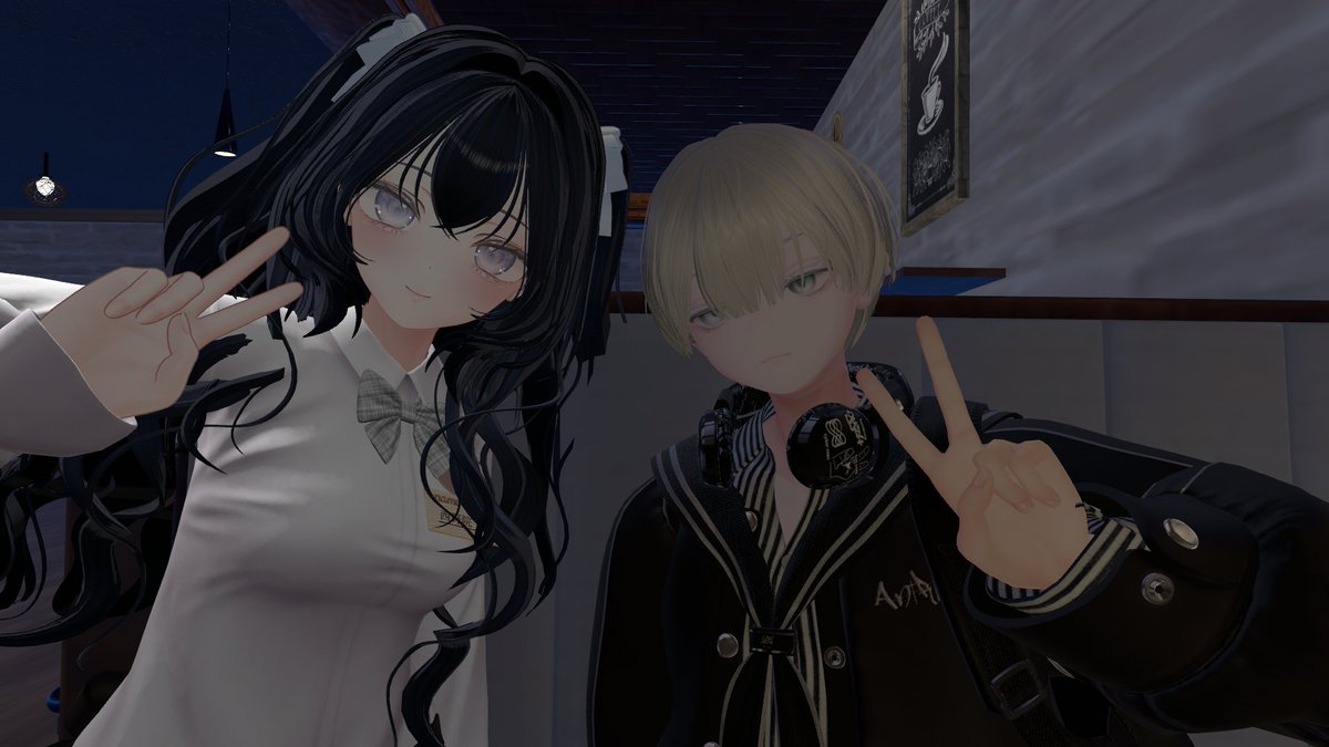 yukiachan_vrc's tweet image. 昨日は #TRIANGULAR_VRC にご来店いただきありがとうございました☕️
希さん、久々の出勤だったみたいです！お手紙預かっておりますのでALTにて✉