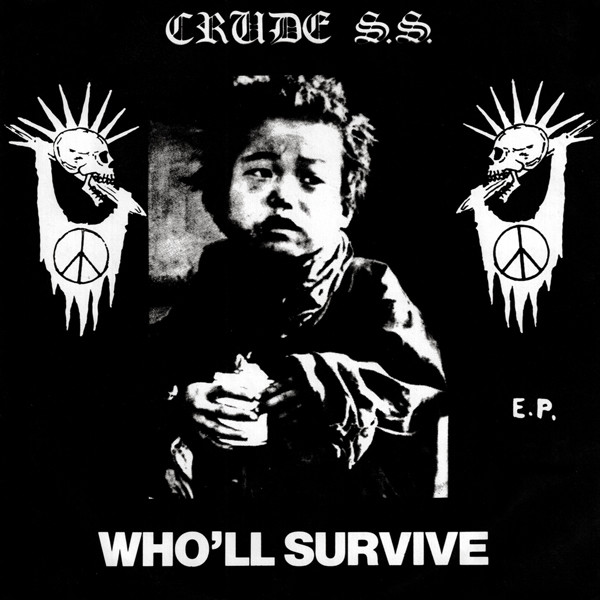 REDEROS2's tweet photo. #CrudeSS – #WhoWillSurvive EP（1985）
#Discharge 以降の #Dbeat を基軸にしながら、ギターのリフはまるで凍った鋼を叩くようで、リズムは崩壊寸前の秩序。
「ノイズ」と「抗議」を同義語にしてみせた。
その短い数分間が、北欧ハードコアの骨格を形づくった。
#HardcorePunk #SwedishHardcore https://t.co/UT7JIpfTO9