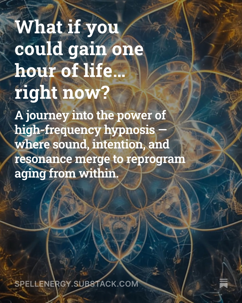 SpellEnergy's tweet image. Our latest substack article with the first high-frequency hypnosis session:

open.substack.com/pub/spellenerg…