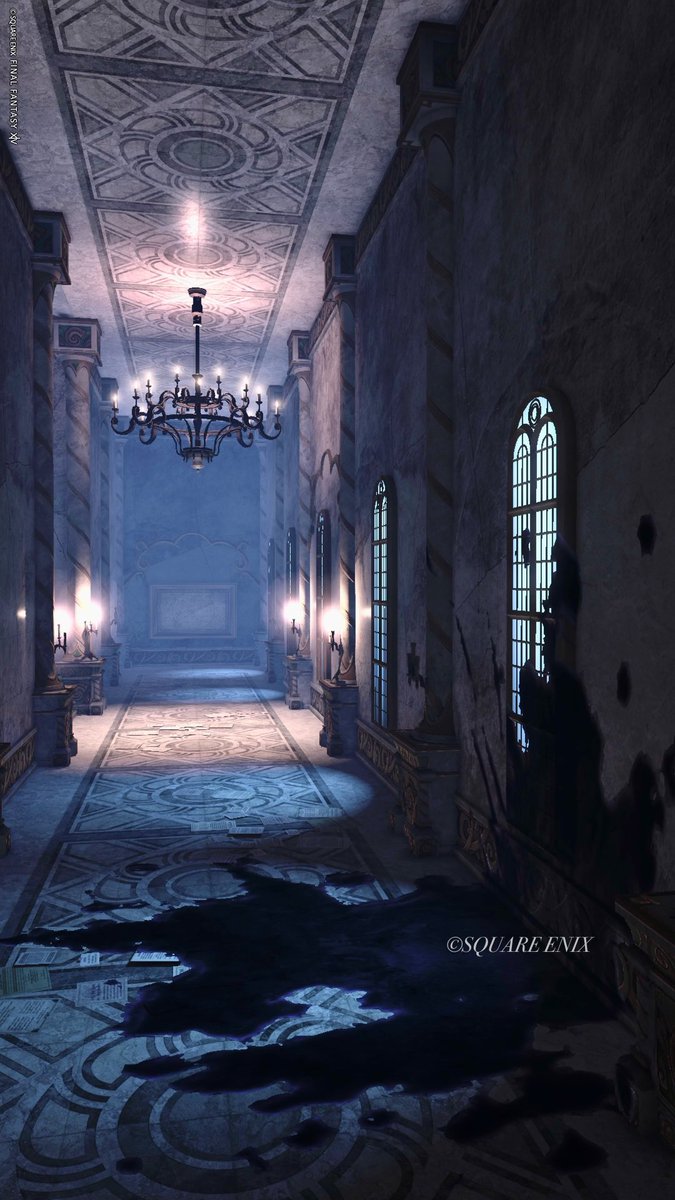 midarimu's tweet image. 妖しく潜む光と影💜🖤
 #FF14縦撮りの会
 #FF14鮮やか3の世界
 #FF14風景ひかりとともしび