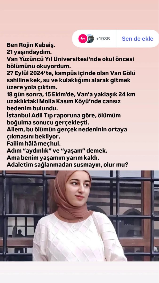 #RojininKatilleriNerede