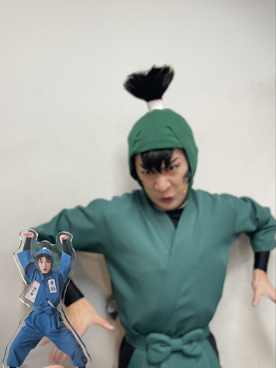 Ryuuukiyama's tweet photo. あの日のリベンジです

#カマキリの舞
#金剛尊の舞
#忍ミュ https://t.co/Sbkiujirct
