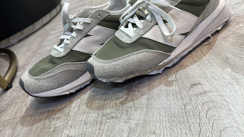 my fucking new balances was the culprit im so fucking mad