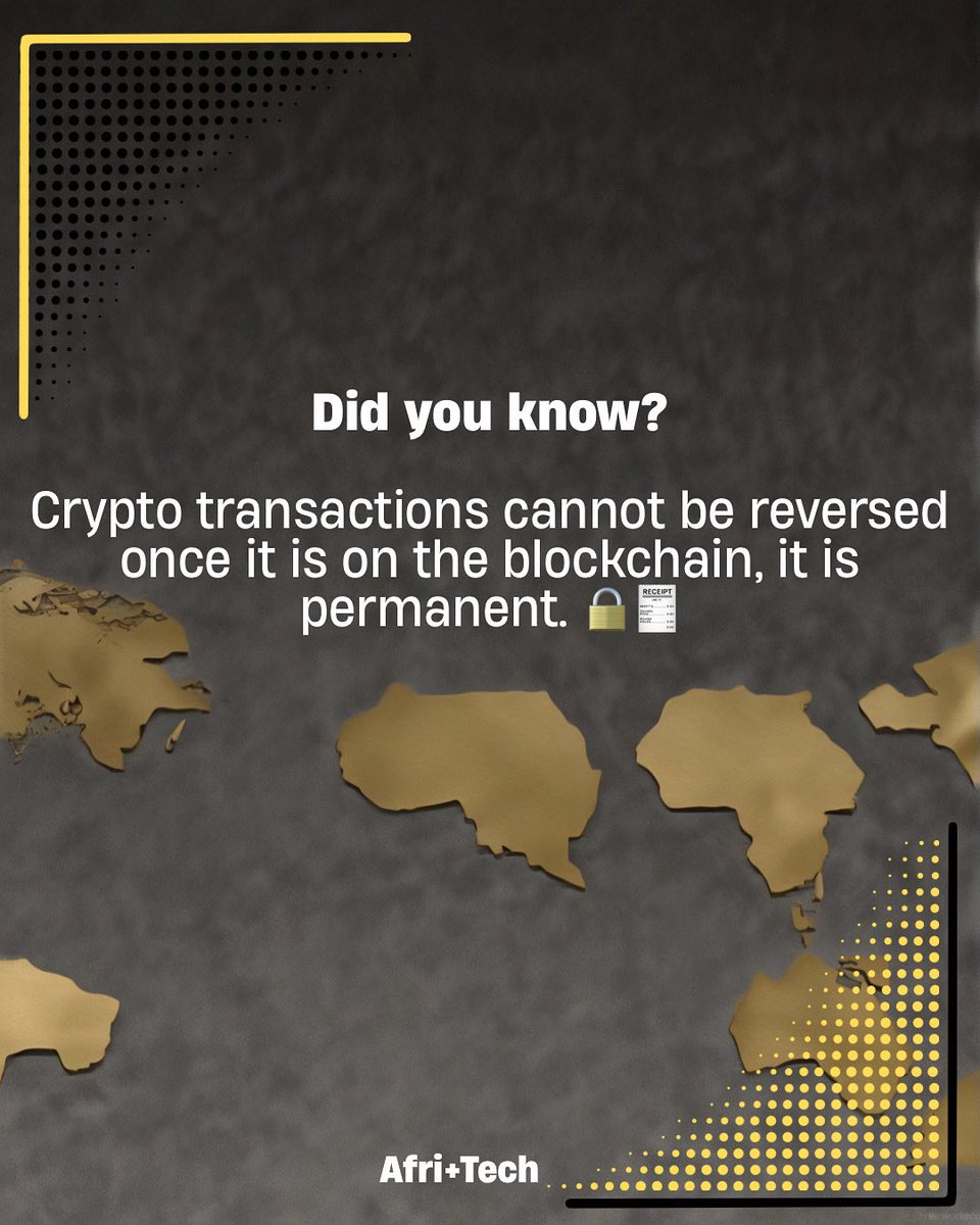 afri_tech123's tweet photo. Immutable and unstoppable — once it’s on the blockchain, it’s there for good. 🔗 #crypto #blockchain #afritech https://t.co/Rlj4SnR6IX
