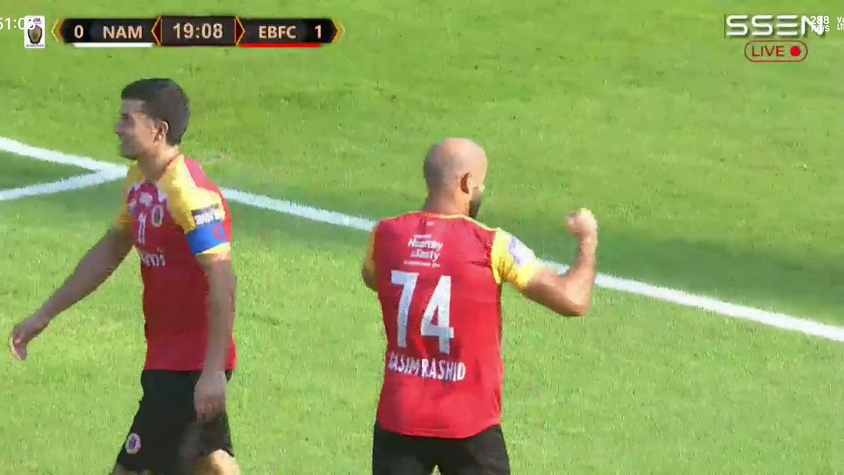 AbhroFC's tweet photo. Goalllllll !!!
Rashid with a Banger outside of the box against Namdhari ๐ฅ
East Bengal 1-0 Namdhari
#IFAShield2025 #IndianFootball https://t.co/0Sl9DaYdGL
