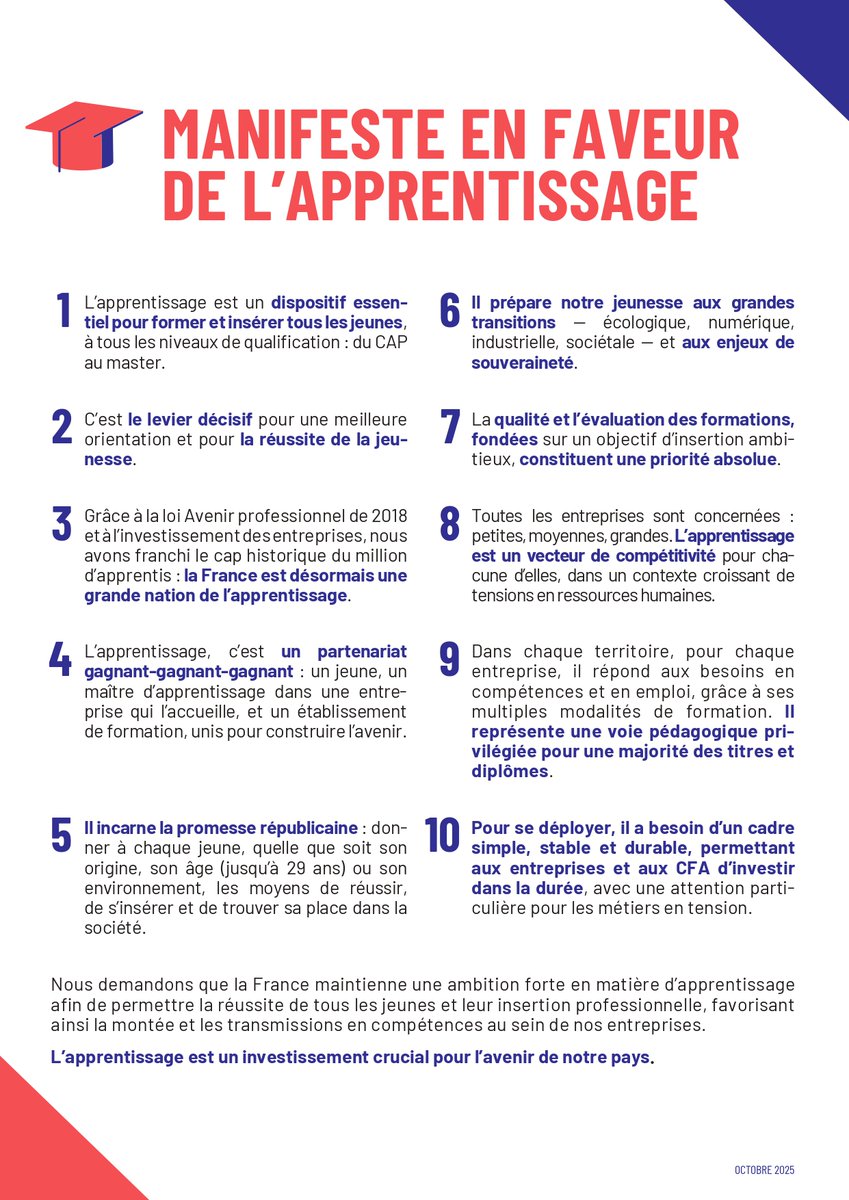 🎓 L’apprentissage, c’est l’avenir de notre jeunesse et de nos entreprises !

À l’<a href="/UPE_06/">UPE_06</a>, nous défendons cette voie d’excellence, levier d’égalité des chances et moteur d’insertion.

Grâce à l’engagement du <a href="/medef/">Mouvement des Entreprises de France</a> et celui des dirigeants, l’apprentissage a connu un essor