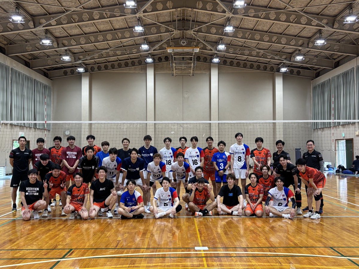 2025.10.12
ヴィアティン三重さん、練習試合ありがとうございました！
<a href="/Veertien_VC/">ヴィアティン三重バレーボール【公式】</a>