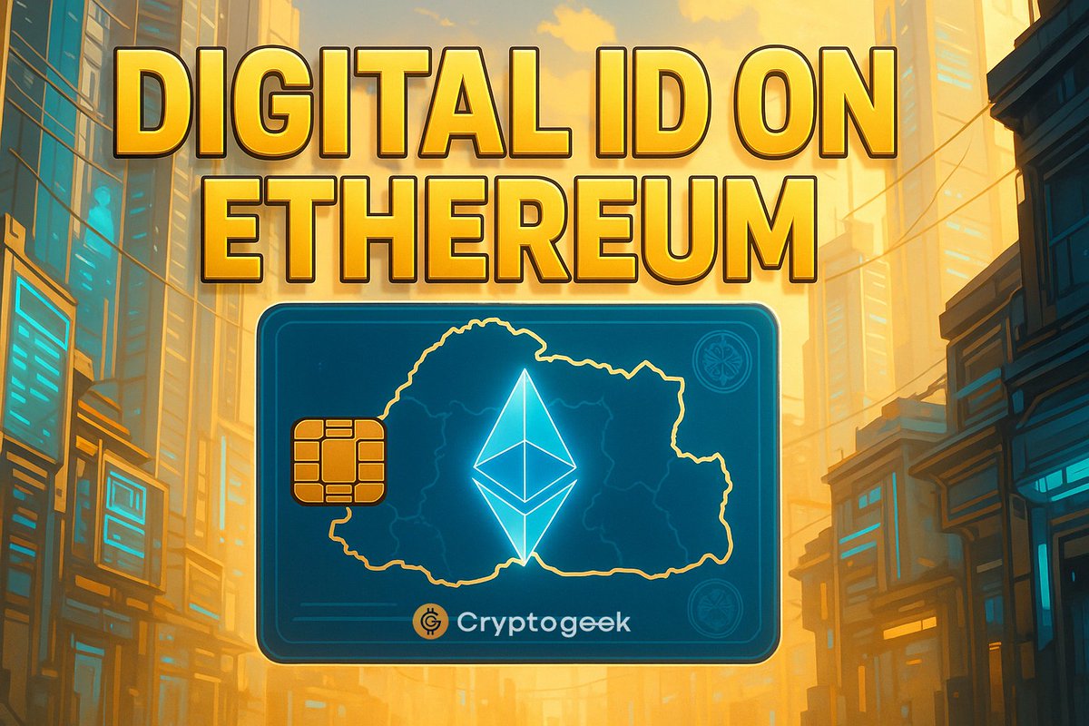the_Cryptogeek's tweet image. Bhutan anchors its national digital ID on Ethereum 🧬
Gov infra meets public chain - win for open standards. 🛡️
Model for state eID rails?
#ETH #Bhutan #DigitalID $ETH