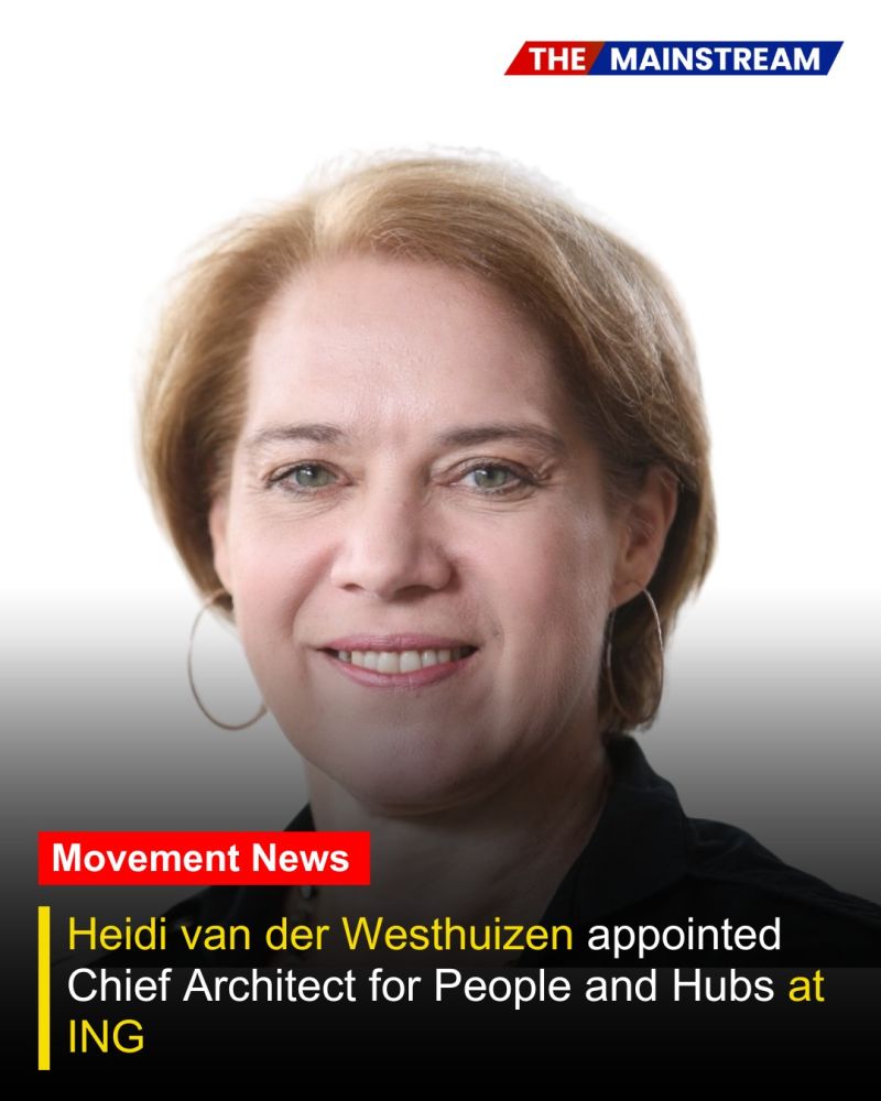 TheMainstream7's tweet image. Heidi van der Westhuizen appointed Chief Architect for People and Hubs at ING
#TheMainstream #EnterpriseArchitecture #DigitalTransformation #HRTechLeadership #InnovationInBanking #GlobalWorkforce